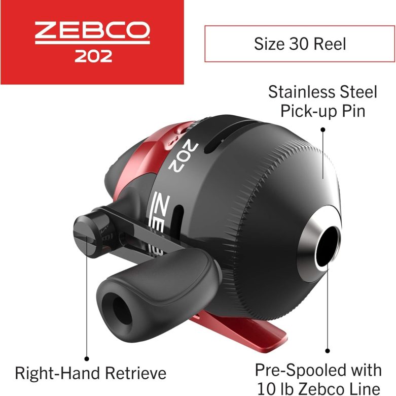 Zebco 202 & 404 Spincast Reels and Fishing Rod Combos (2-Pack) - Image 3