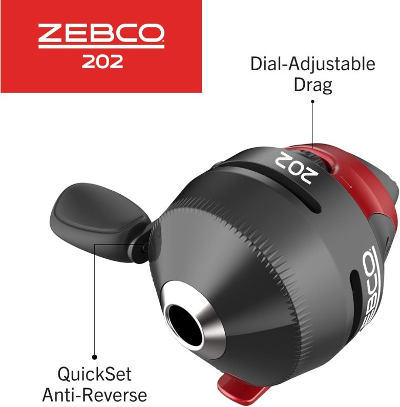 Zebco 202 & 404 Spincast Reels and Fishing Rod Combos (2-Pack) - Image 4