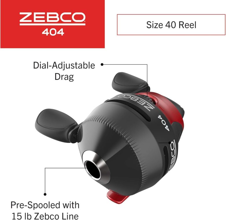 Zebco 202 & 404 Spincast Reels and Fishing Rod Combos (2-Pack) - Image 5