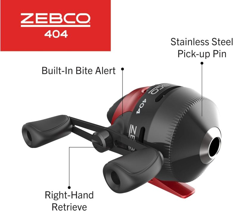 Zebco 202 & 404 Spincast Reels and Fishing Rod Combos (2-Pack) - Image 6