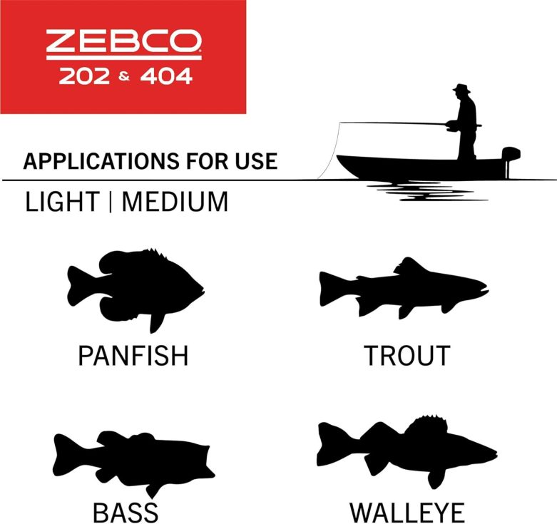 Zebco 202 & 404 Spincast Reels and Fishing Rod Combos (2-Pack) - Image 9